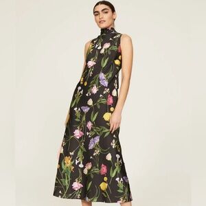 Ted Baker floral Black dress
